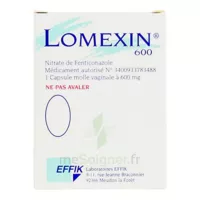 Lomexin 600 Mg Caps Molle Vaginale Plq/1 à YZEURE